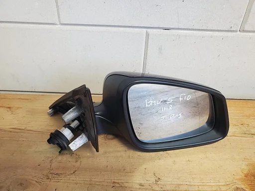 BMW 5 serie F10 2009 - 2014 spiegel rechts zwart schadevrij
