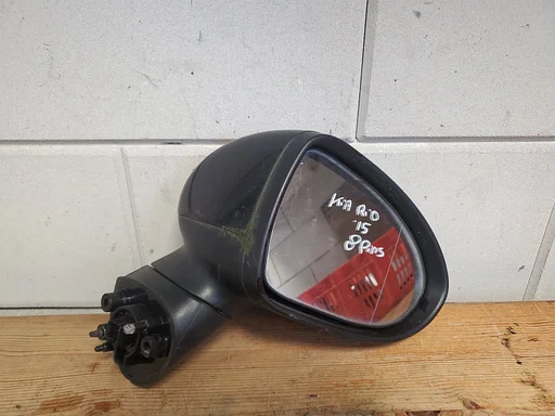 Kia Rio 2011 - 2017 spiegel rechts zwart met knipperlicht