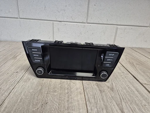 Skoda Fabia 3 2014 - 2022 radio navigatie display 6v0035869h