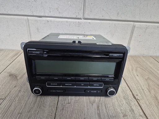 VW Golf 6 / Polo 6R / Tiguan radio cd speler €20 5m0035186aa