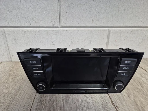 Skoda Fabia 2014 - 2022 radio navigatie display 6v0035869H