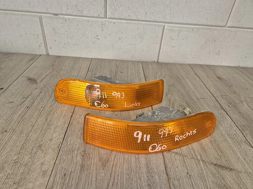 Porsche 911 993 knipperlicht links en rechts kleur ORANJE