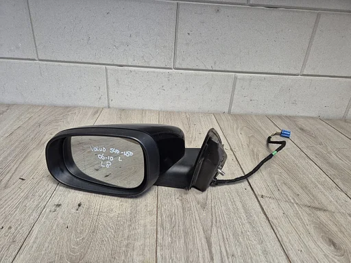 Volvo S40 en V50 2006 tot 2010 spiegel links 8 draden zwart