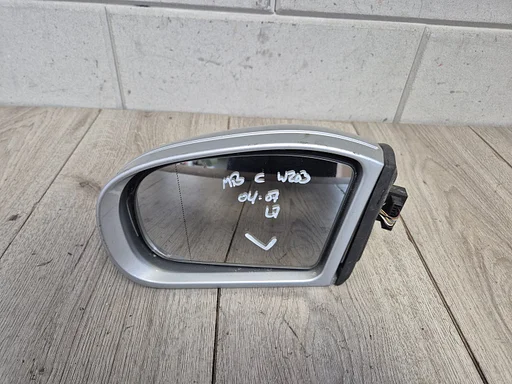 Spiegel links zilver Mercedes C klasse W203 facelift 04-07