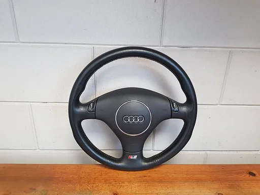 Audi S6 1997-2004 lederen stuur met airbag knoppen flippers