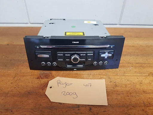 Peugeot 407 2007 - 2010 rneg navigatie radio 96653743xn €150