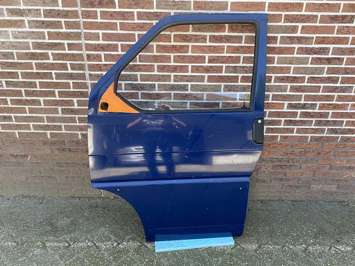 Volkswagen Transporter VW T4 portier deur bestuurderszijde blauw