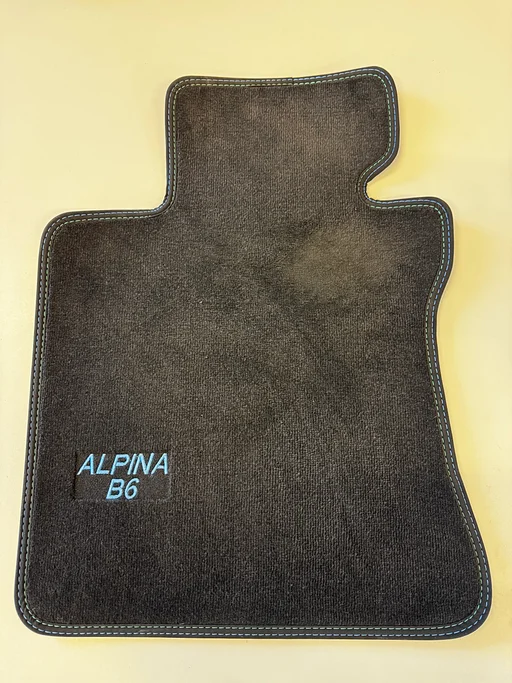 Alpina B6 Automatten | Nieuwstaat | Blauw&Groene Stiksels