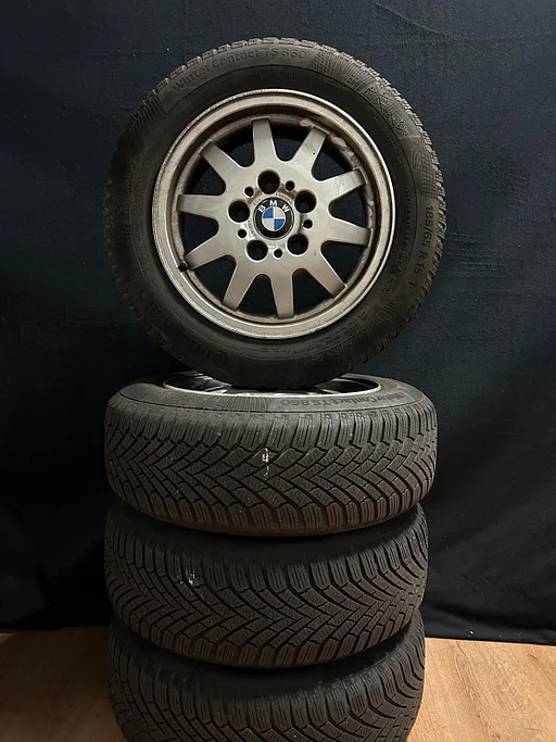BMW 3serie Kroonkurk Velgenset + Continental Winterbanden