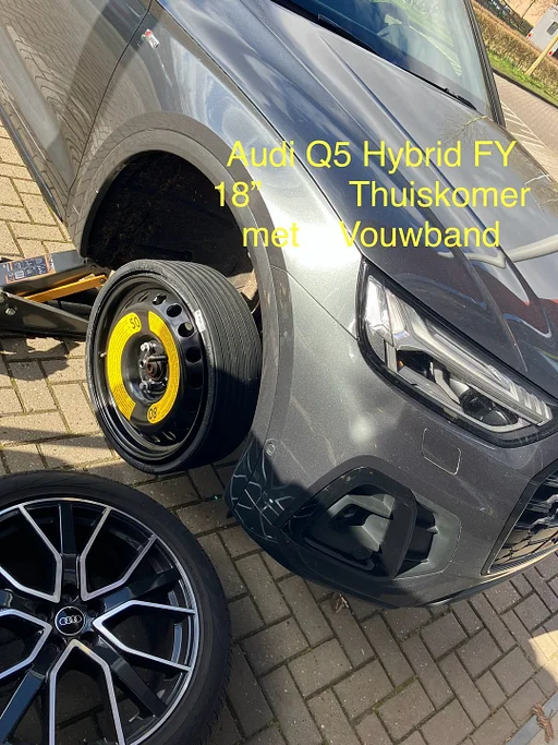 Thuiskomer Vouwband AUDI Q5 Q7 Q8 E-Tron Touareg 18 - 20 inch