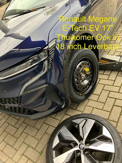 Thuiskomer Reservewiel RENAULT Captur Scenic Kadjar Nissan 17 inch
