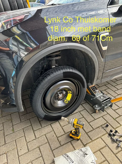 Thuiskomer Reservewiel vr ZOMER VAKANTIE '26 Bestel NU !