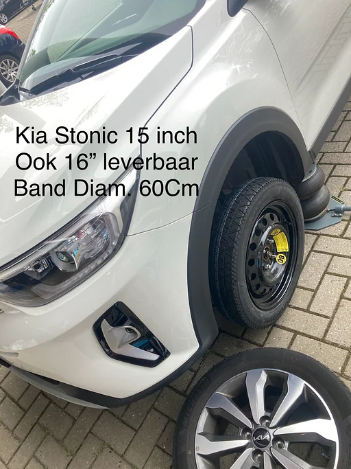 Thuiskomer Reservewiel KIA Niro EV3 Sportage Stonic 15 - 18 Inch