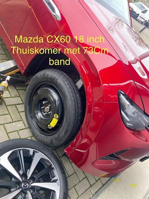 Thuiskomer Reservewiel vr ZOMER VAKANTIE '26 Bestel NU !