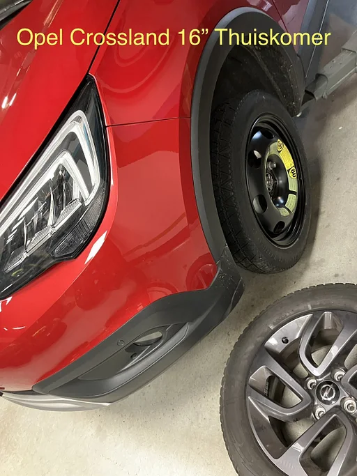 Reservewiel Thuiskomer Origineel 16 inch OEM PSA P2008 Opel Mokka Avenger