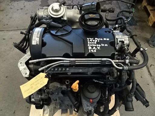 Motor BAY VW Polo 9N bj 2005 1.4 TDI 55 kw 203000 km