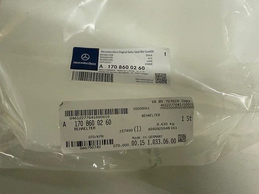 ruitensproeier reservoir voor Mercedes-benz SLK W170 A 170 860 02 60