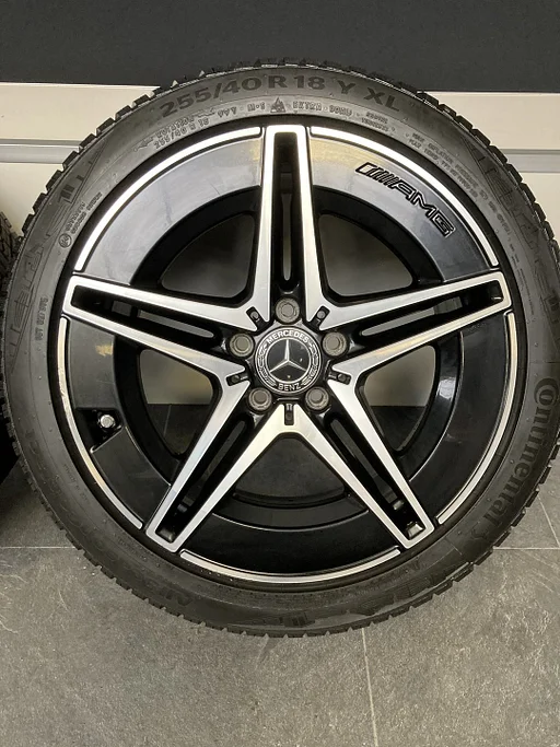 18” originele Mercedes-Benz C W206 velgen + allseason banden A206 401 7600 / A206 401 6600