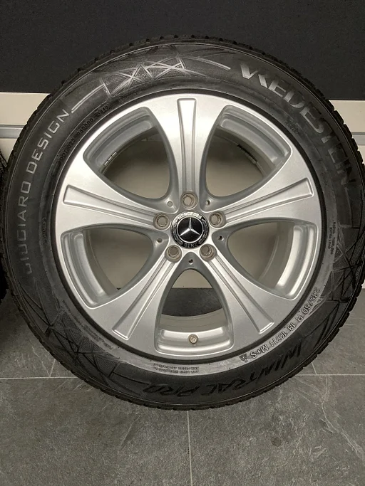 18” originele Mercedes GLC W253 velgen + winterbanden 5x112 A253 401 0800