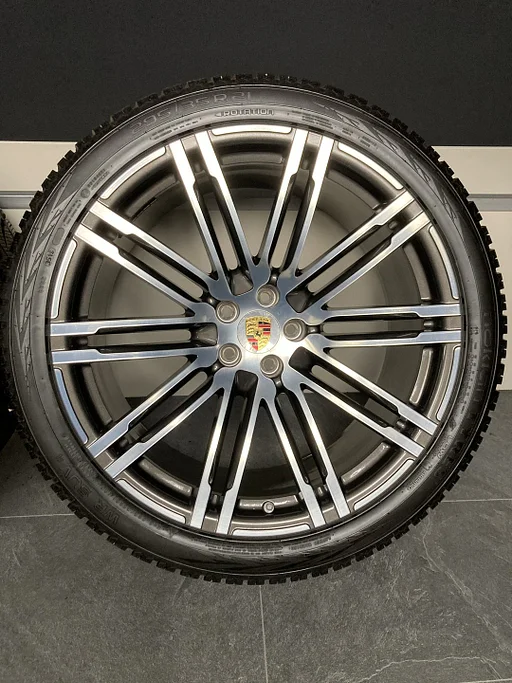 21” originele Porsche Macan Turbo III velgen + winterbanden 5x112 95B 601 025AT / 95B 601 025BA