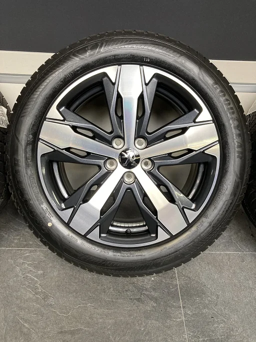 18” originele Peugeot 3008 / 5008 velgen + allseason banden 5x108 9811635077
