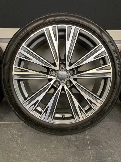 20” originele Audi A6 C8 velgen + banden 5x112 255/40/20 4K0 601 025J