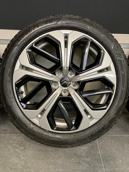 19” originele Citroen C5 X / Aircross velgen + winterbanden 5x108 9837772280