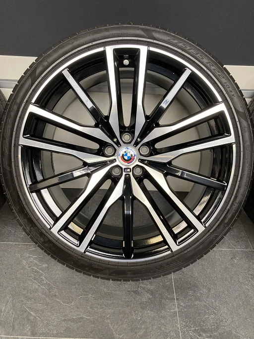 22” originele BMW X5 G05 / X6 G06 742M velgen + banden 5x112 8090013 / 8090014