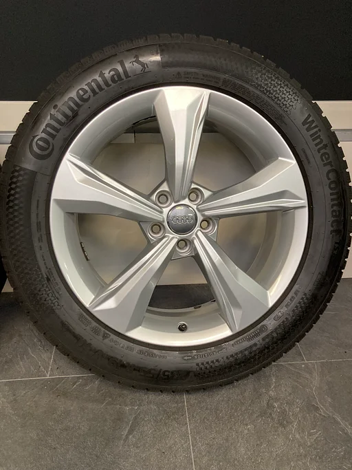 19” originele Audi Q5 velgen + winterbanden 5x112 235/55/19 80A601025K