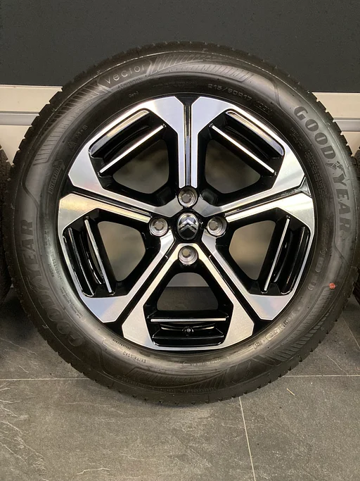 17” originele Citroen C3 Aircross velgen + allseason banden 4x108 9850025580