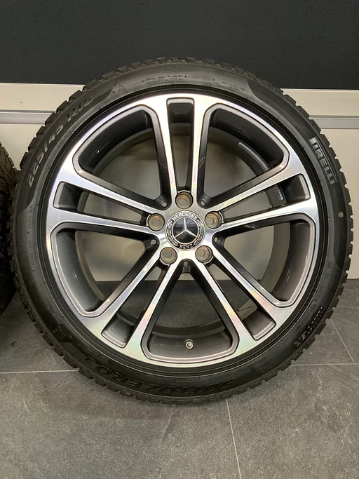 18” originele Mercedes C klasse W206 velgen + winterbanden 5x112 A2064016400