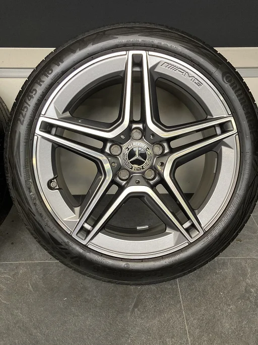 18” originele Mercedes A W177 AMG velgen + banden 5x112 A1774011500