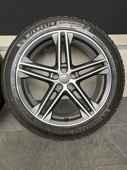 20” originele Audi Q5 / SQ5 velgen + Michelin winterbanden  5x112 80A601025H