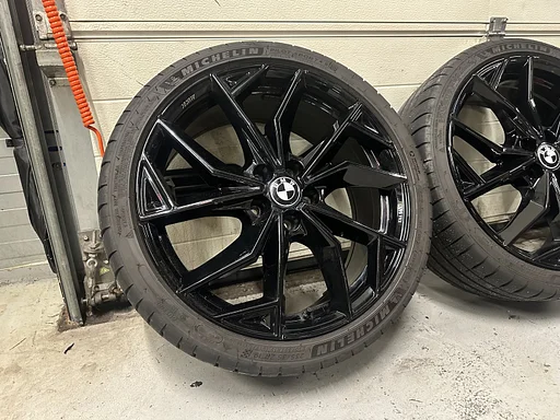 19inch BMW Black M2 Style Velgen 5x112 F40 F41 F42 F43 Michelin banden!