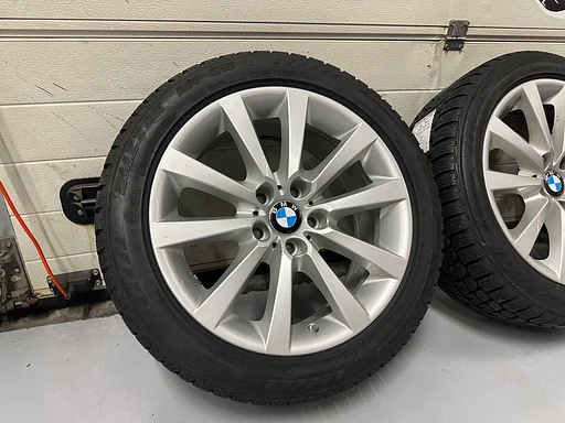 18inch Originele BMW Style 328 Velgen! ZGN A merk Winterbanden! 5x120 TMPS