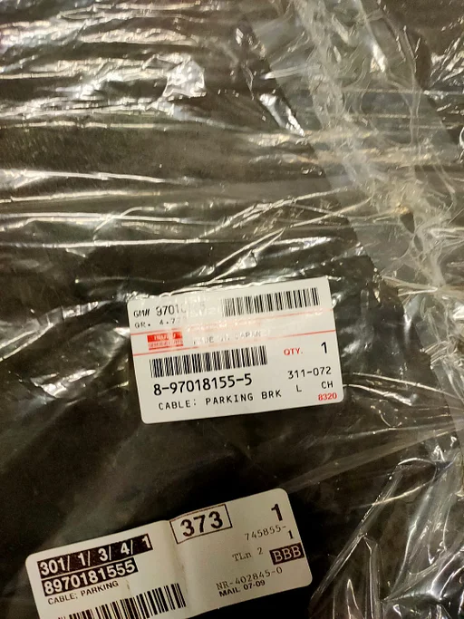 Isuzu D-max Handremkabel 8970181555