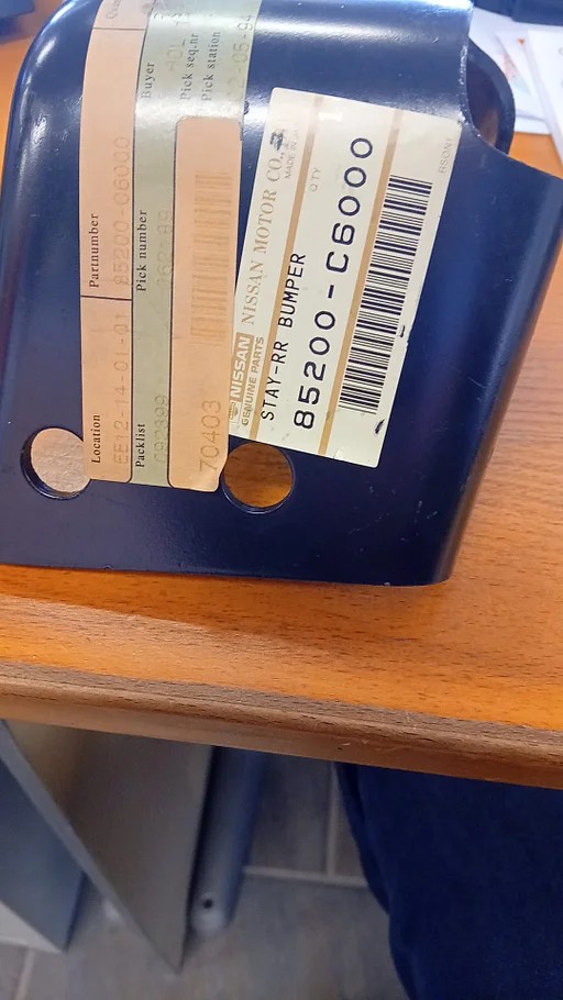 ACHTERBUMPERSTEUN PATROL K160 / 260 RECHTS