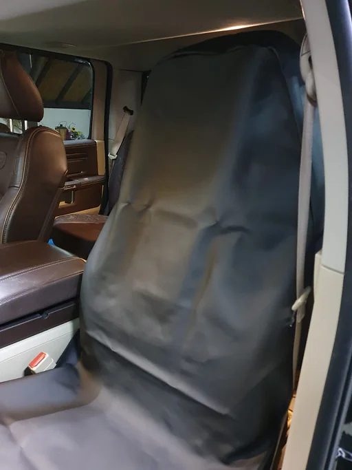 Stoelhoes / Werkhoes Dodge Ram Zwart Bio Leer 2009 t/m 2019 (classic)