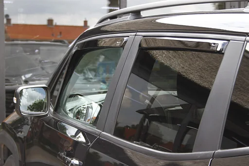 Windvangers / Winddeflectors / Raamspoilers - Smoke voor Jeep Renegade