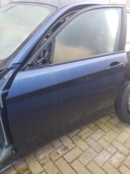BMW 1ER F20 links voor portier met ruit Blauw