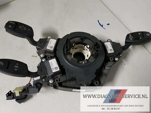 BMW E60 schakelcentrum stuurkolom stuurschakelaars met schakelaar stuurkolom verstelling origineel nummer BMW  9115165