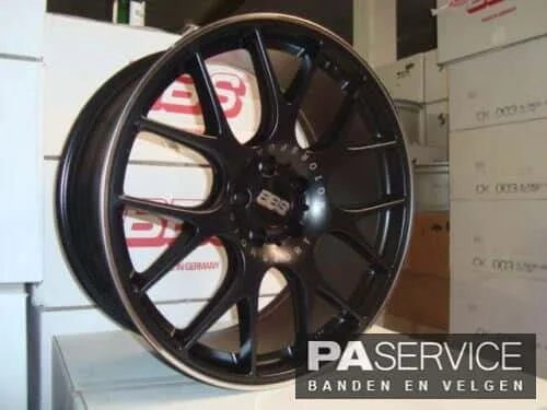 Nwe 19 inch BBS CH R Matblack velgen voor VW Golf 8.5*19 5*112