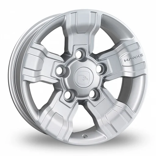 Nieuwe 18 inch Zilver Hawke Land Rover Defender velgen