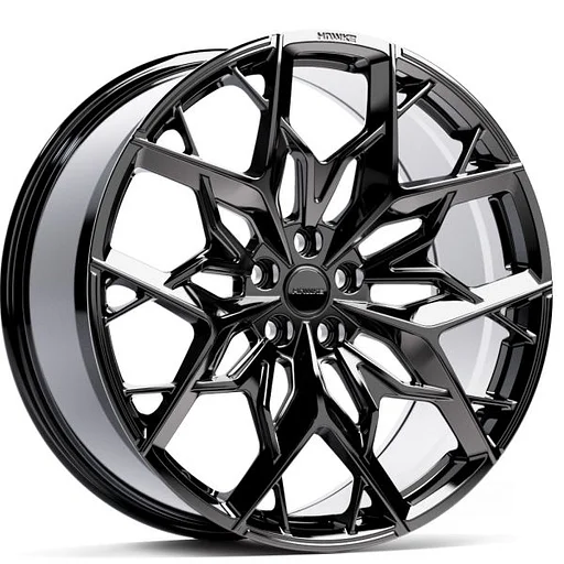 Nieuw 23 inch Gloss Black Hawke Vortex velgen voor Land Rover Defender