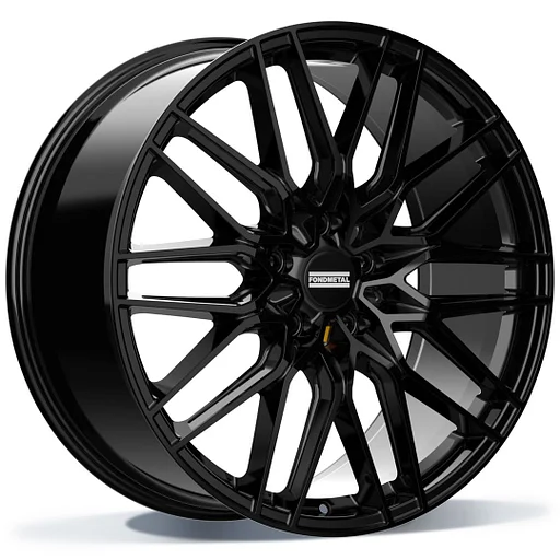 Nw 22 inch glossy Black Fondmetal breedset voor Porsche Cayenne