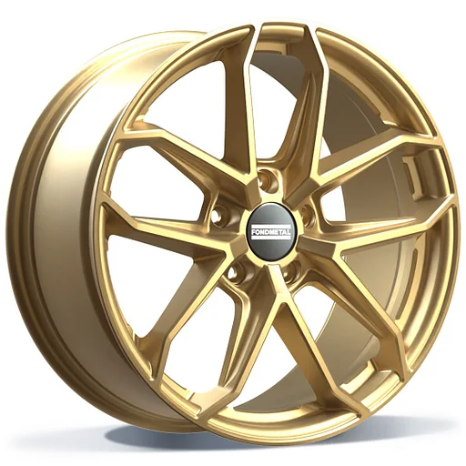 Nw 21 inch Matt Gold Fondmetal breedset voor Porsche Cayenne