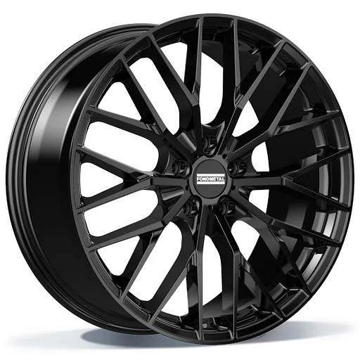 Nieuw 20/21 inch glossy Black Fondmetal Porsche 911 breedset