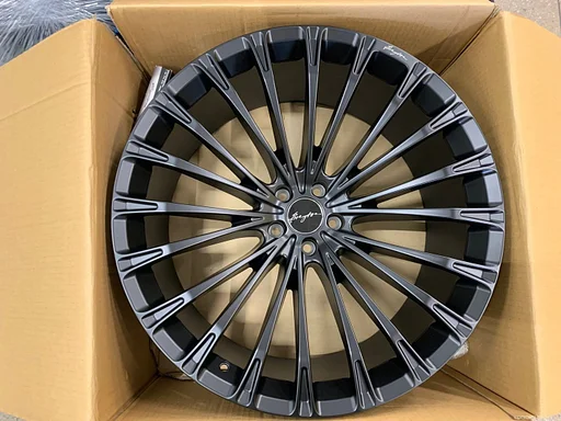 Nw 23 inch Matblack Breyton LS3 breedset voor BMW X5 G05