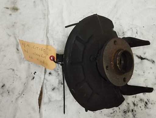 Fusee stuk rechts met wiellager en wielnaaf VW up 1S0407256C