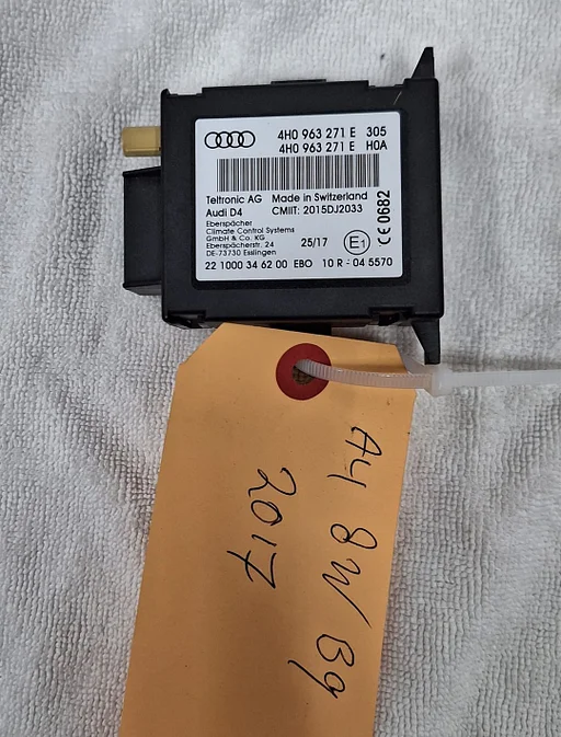 Antenne module Interieurvoorverwarming Audi A4 8W 4H0963271E